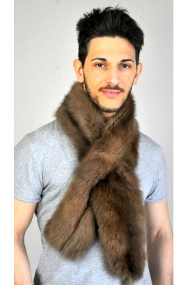 Sable fur scarf